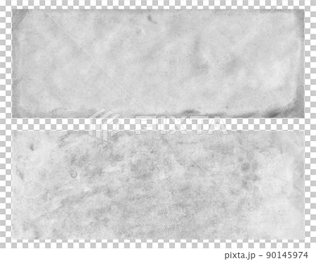 ビンテージ風な灰色の和紙　横長素材 90145974
