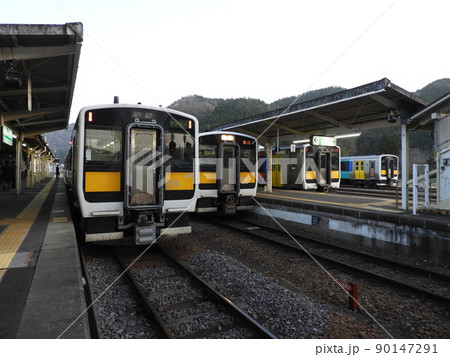 水郡線全員集合! 常陸大子駅 水郡線全員集合! 常陸大子駅 90147291