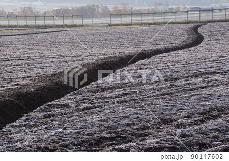 雪解け水の水路 雪解け水の水路 90147602