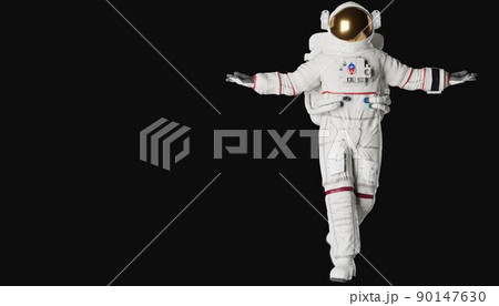 ポーズをとる宇宙飛行士のイラスト素材 [90147630] - PIXTA