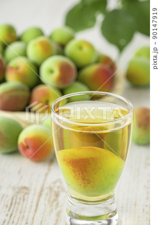 収穫した青梅　梅酒　梅シロップ 90147919