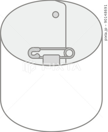 丸まった白色の腕章のイラスト 丸まった白色の腕章のイラスト 90148691