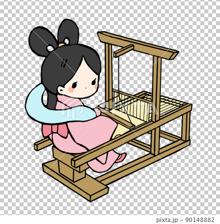 Illustration of Orihime weaving 90148882