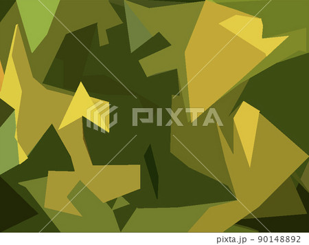 迷彩色の抽象的で幾何学的な背景画像 90148892