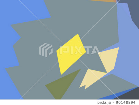 夏の空をイメージした抽象的で幾何学的な背景画像 夏の空をイメージした抽象的で幾何学的な背景画像 90148894