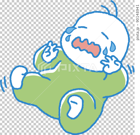 Illustration of a crying baby 90148941