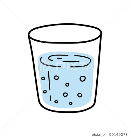 Glass of water. Blue liquid cup. Refreshing drink. Glass of water. Blue liquid cup. Refreshing drink. 90149073