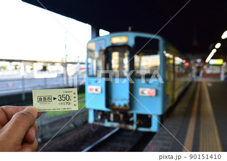2021年。朝の水島臨海鉄道水島本線の風景 90151410