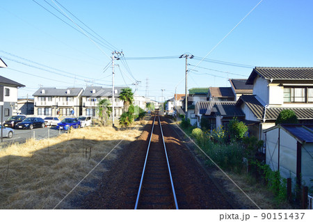2021年。朝の水島臨海鉄道水島本線の風景 90151437