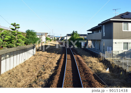 2021年。朝の水島臨海鉄道水島本線の風景 90151438