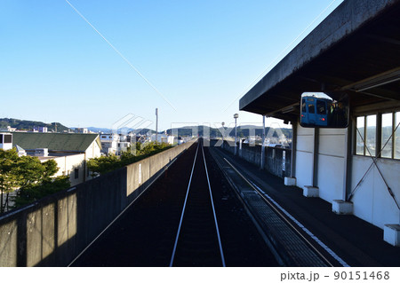 2021年。朝の水島臨海鉄道水島本線の風景 90151468