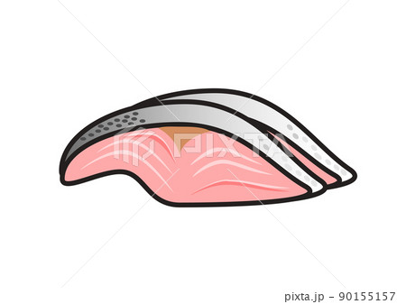 赤身魚の切り身 90155157