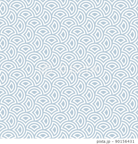 Light Blue Seamless Retro Pattern 90156431