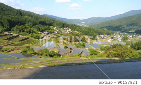 日本の原風景　坂折棚田 90157821