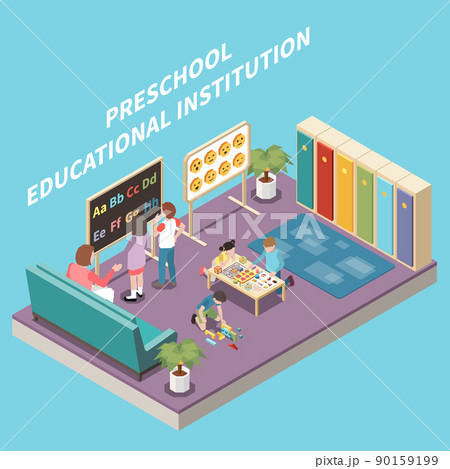 Preschool Institution Illustration Preschool Institution Illustration 90159199