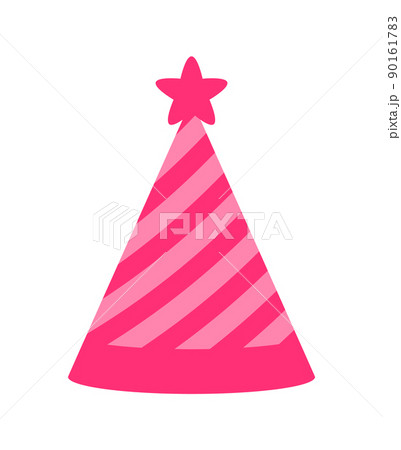 Princess Party Pink Cap Color Vector Illustration Princess Party Pink Cap Color Vector Illustration 90161783