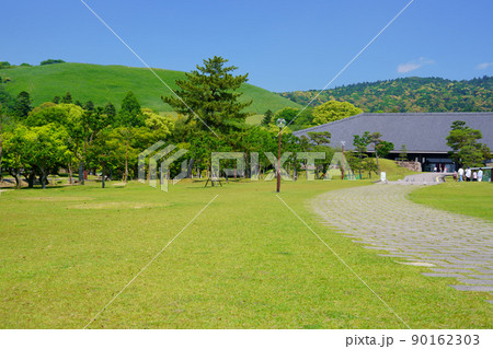 五月・爽やかな奈良公園・浮雲園地から奈良国際フォーラム 90162303