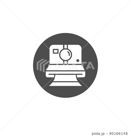 Camera icon logo flat design illustration template Camera icon logo flat design illustration template 90166148