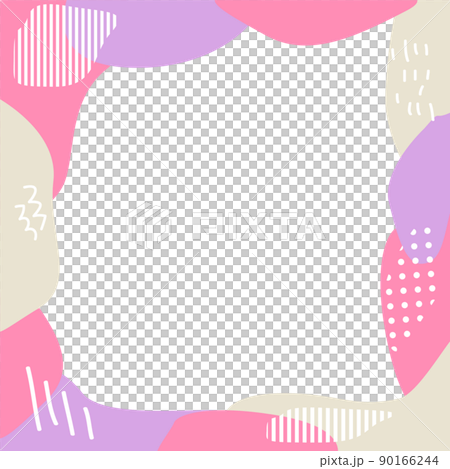 北欧柄の一筆箋のイラスト 90166244