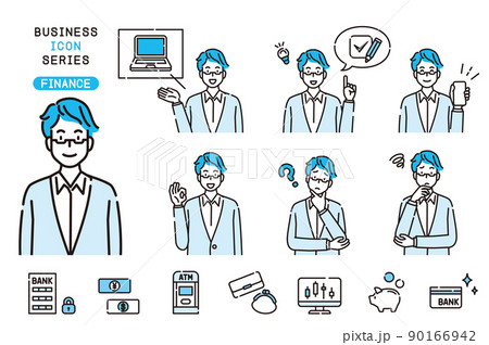 ビジネス アイコン セット ビジネス アイコン セット 90166942