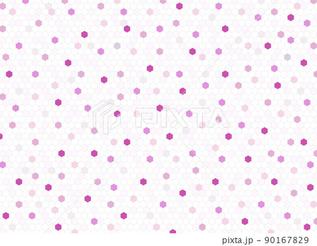 背景素材「ハニカムグリッド ソフトカラードット」 背景素材「ハニカムグリッド ソフトカラードット」 90167829