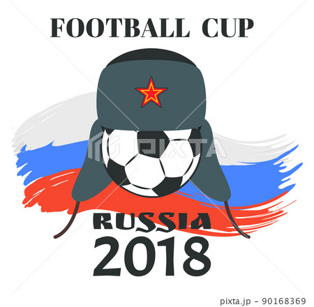 Football Cup Russia Poster Vector Illustration 90168369