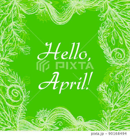 Hello April card Hello April card 90168494