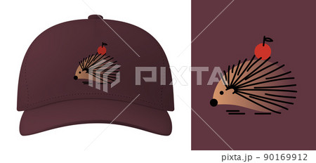 Vector hedgehog in flat style . Editable illustration Vector hedgehog in flat style . Editable illustration 90169912