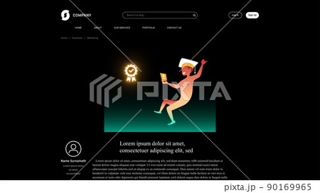 Vector success in gradient style . Editable illustration Vector success in gradient style . Editable illustration 90169965