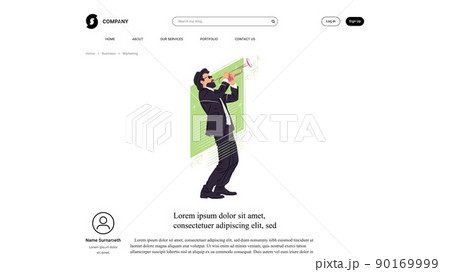 Vector musician in shadow of sharp lines style . Editable illustration 90169999