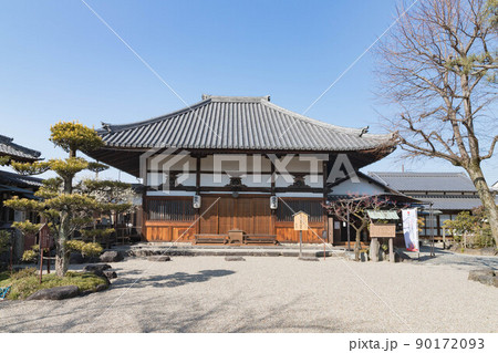 早春の飛鳥寺 早春の飛鳥寺 90172093