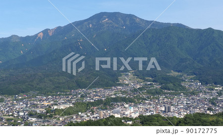 苗木城天守展望台からの恵那山 90172775