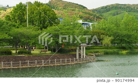 池田湖公園（長崎県大村市） 90174994