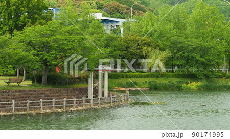 池田湖公園（長崎県大村市） 90174995