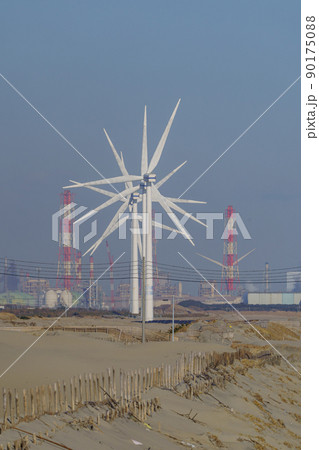 茨城鹿島灘の風力発電 茨城鹿島灘の風力発電 90175088