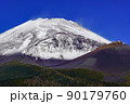 冠雪の富士山 90179760