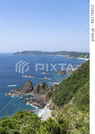 南さつま市後浜展望所の眺望と野間岬 90179852
