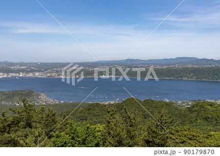 桜島湯の平展望所からの眺望 90179870
