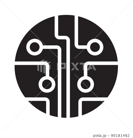 Circuit board, technology vector icon. For your web site design, logo, app, UI. Vector illustration Circuit board, technology vector icon. For your web site design, logo, app, UI. Vector illustration 90181482