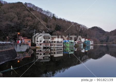 円良田ダムの円良田湖 円良田ダムの円良田湖 90182139