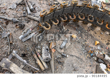 Ammunition of bullets in iron shell during Ukraine war Ammunition of bullets in iron shell during Ukraine war 90184495