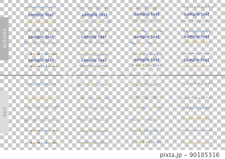 Title Heading Title Name Scandinavian decorative frame Banner frame AI eps vector material 90185316