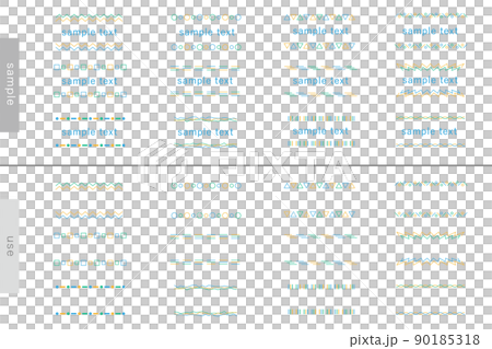 Title Heading Title Name Scandinavian decorative frame Banner frame AI eps vector material 90185318