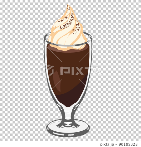 Cocoa float illustration Cocoa float illustration 90185328