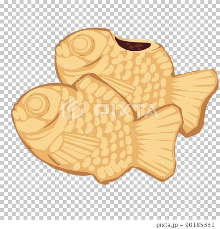 鯛魚燒插圖 鯛魚燒插圖 90185331