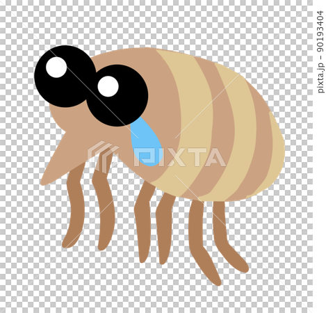 Flea pop flat illustration 90193404