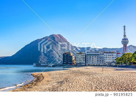 別府　的が浜海岸 90195825