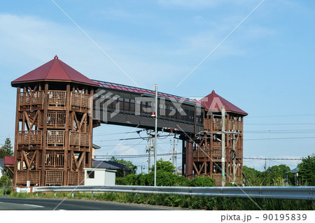 風景、小岩井に残るサイロの形を模した田沢湖線通路小岩井駅通路 風景、小岩井に残るサイロの形を模した田沢湖線通路小岩井駅通路 90195839