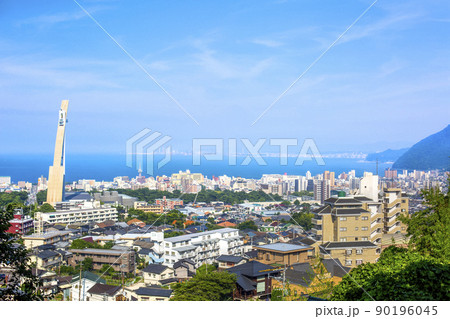 グローバルタワーと別府市街地 グローバルタワーと別府市街地 90196045