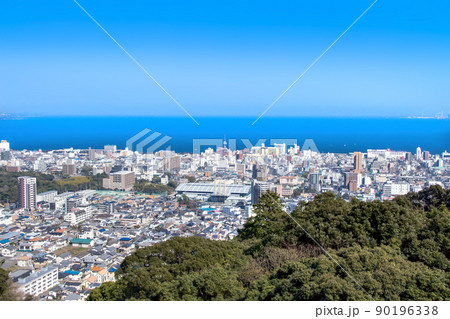 別府市街地と別府湾 別府市街地と別府湾 90196338